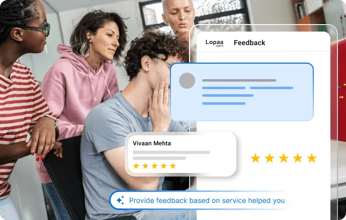 Illustration of legal service feedback system